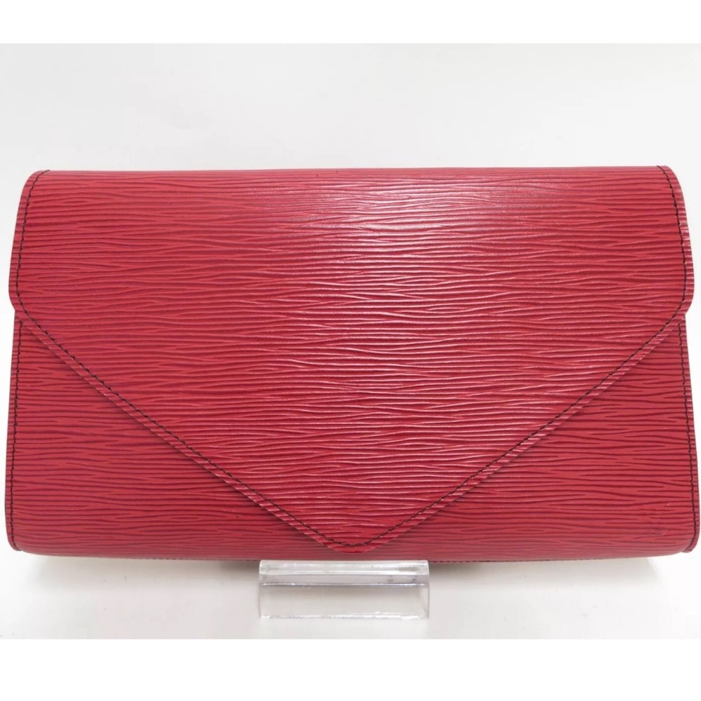 Louis Vuitton Red Epi Leather Wallet